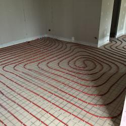 Mise en oeuvre plancher chauffant