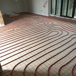 Mise en oeuvre plancher chauffant